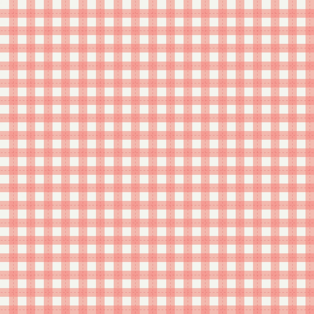 Afternoon Tea  Riley Blake  Beverly McCullough  Gingham Lipstick  Peach