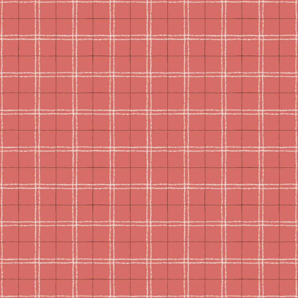 Countryside  Riley Blake Designs Lisa Audit Countryside Plaid red  Red Cream 