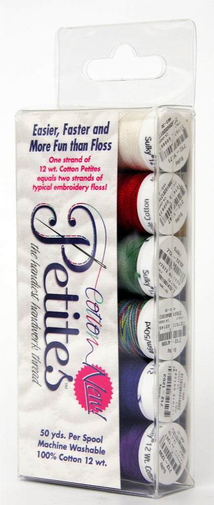 Petites 12wt Cotton Thread 6 Pack Winter # 712-10   Sulky of America  Thread