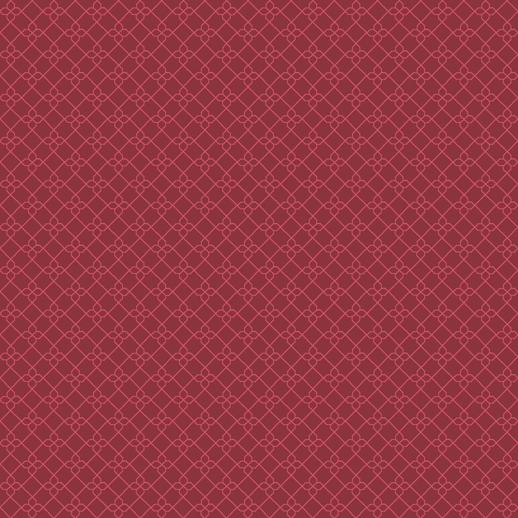 Maywood  - French Market - Jera Brandvig - Geo Pattern - Red