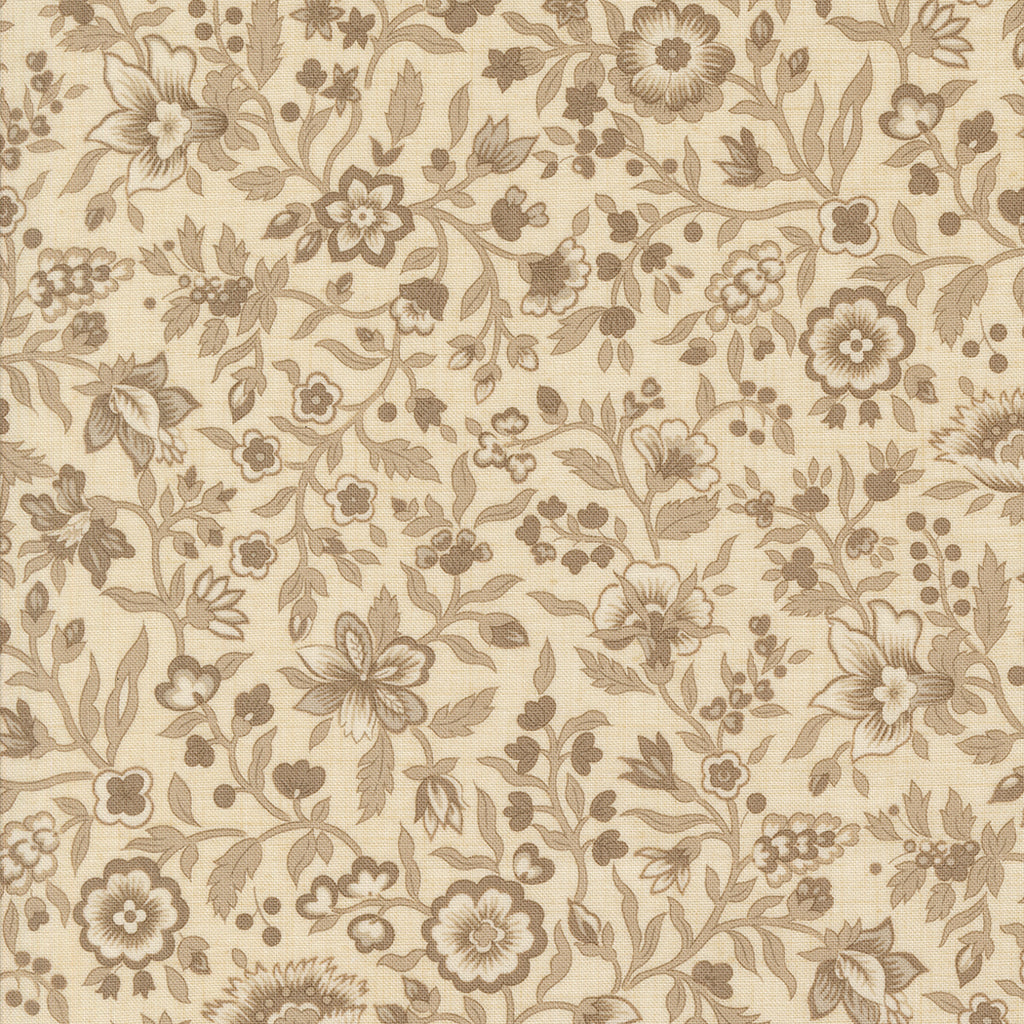 Sacre Bleu - Moda - French General - Jardinage Florals- Reproduction - Natural - Tan