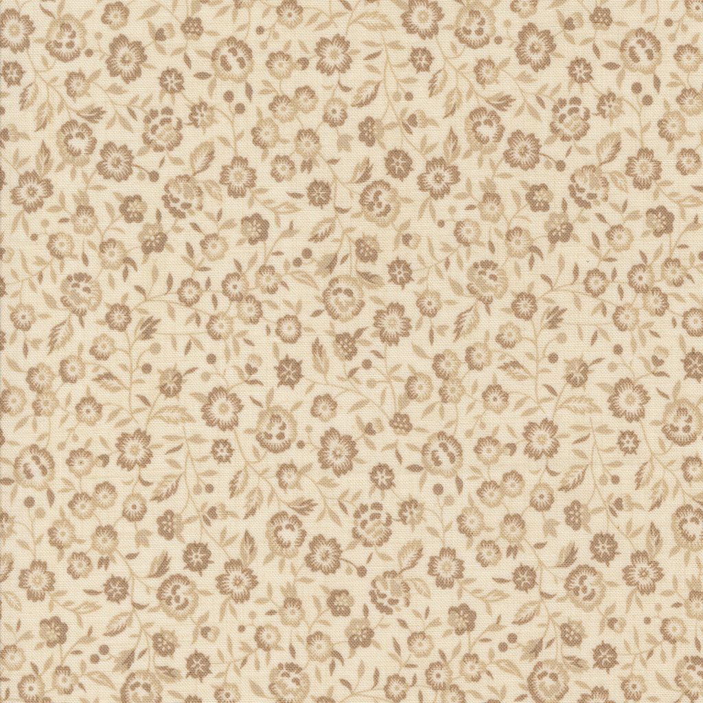 Sacre Bleu -Pearl - Moda - French General - Renoncule Florals - Natural