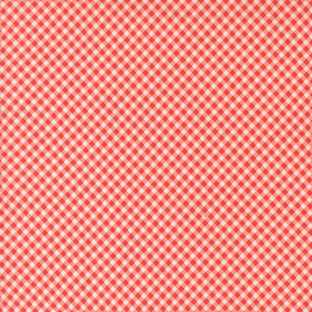 Raspberry Summer - Sherri & Chelsi  -  Moda Fabrics - Gingham Checks and Plaids-  Carnation - Pink