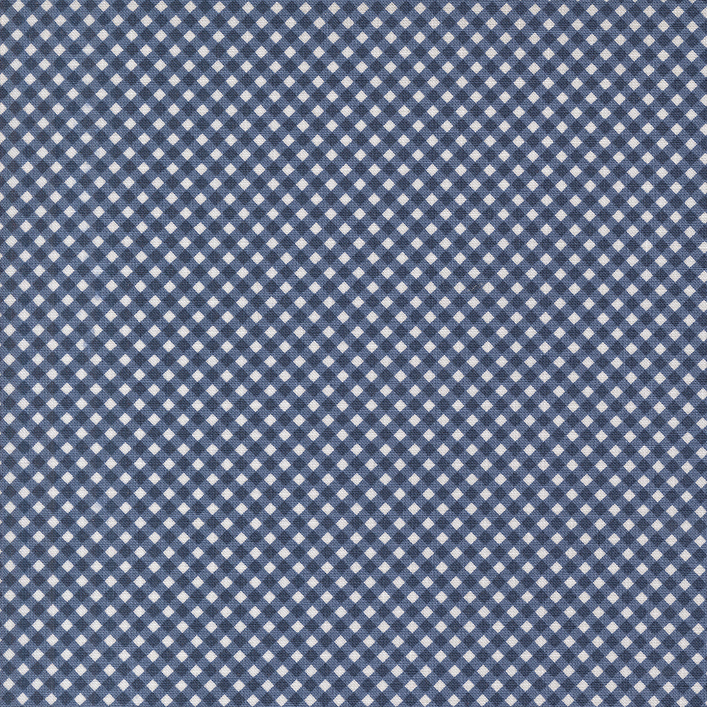 Raspberry Summer - Sherri & Chelsi  -  Moda Fabrics - Gingham Checks and Plaids -Blueberry - Blue