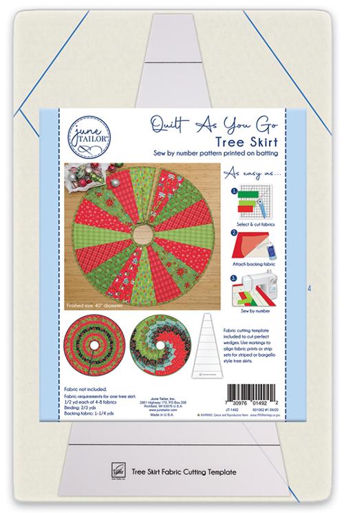 Quilt As You Go Tree Skirt - June Tailor -