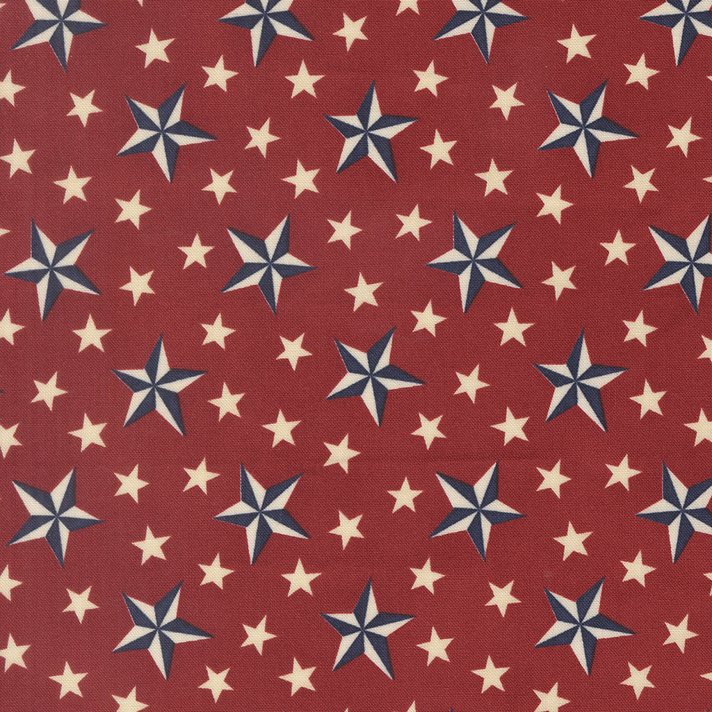 America 250 Years - Brave Crimson - 56181 12 - Moda - stars - Americana - Patriotic