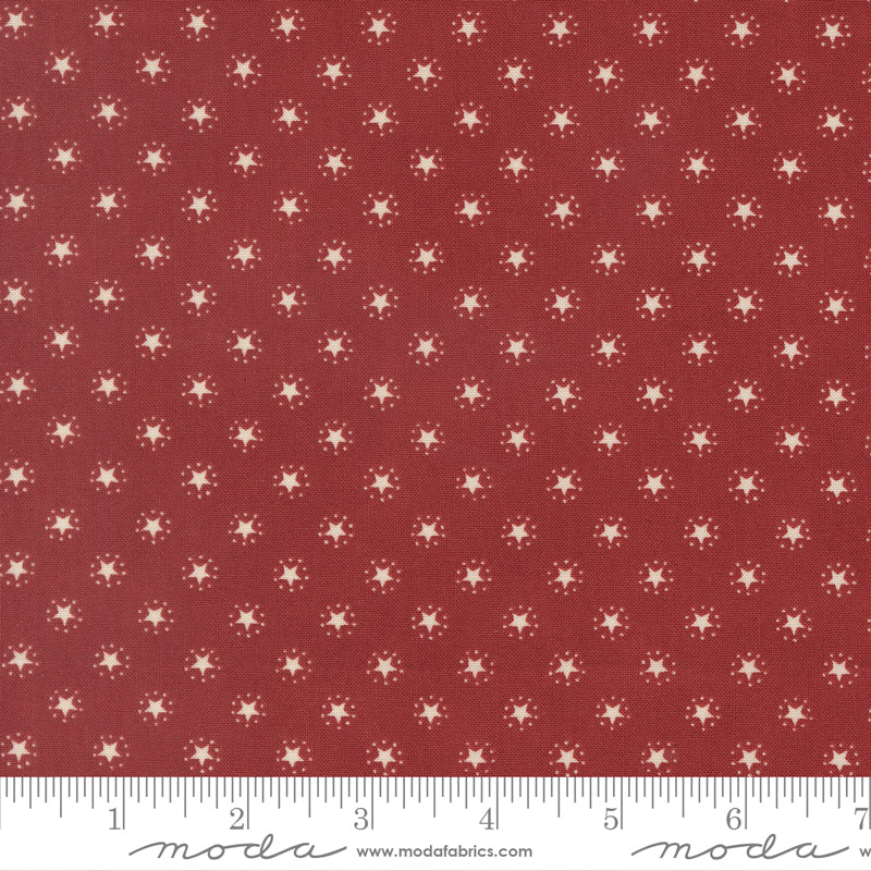 America 250 Years - Brave Crimson - 56182 22 - Moda - stars