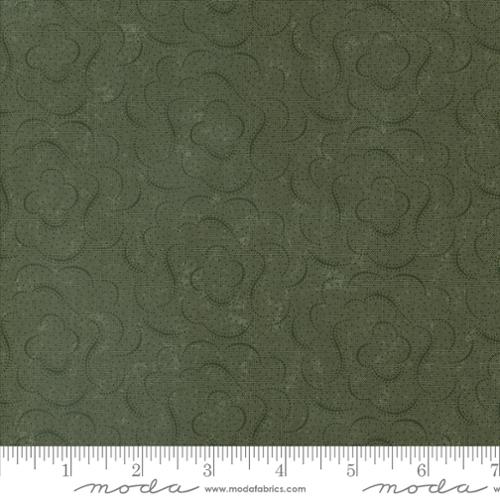 Daisy Lane Leaf  Kansas Trouble Quilters  Moda Fabrics  Green 