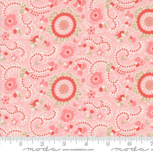 Sunday Brunch -  Moda -  Basic Grey -Blintz Floral   - Red - Pink -  
Green -White - Craft Town Fabrics