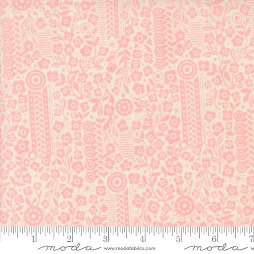 Sunday Brunch -  Moda -  Basic Grey -Souffle Small Floral - Pink- Craft Town Fabrics