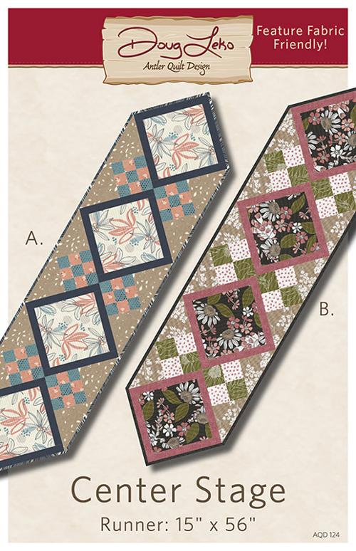 Centerstage Pattern Center Stage - Pattern - AQD 124 - Antler Quilt Design - Sku: 72027 ...