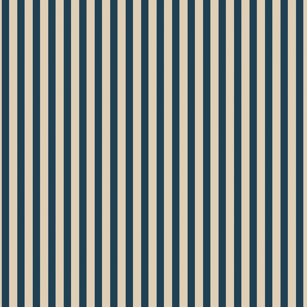 Allegiance  P & B Textiles  Ruled Stripe  Beige Blue