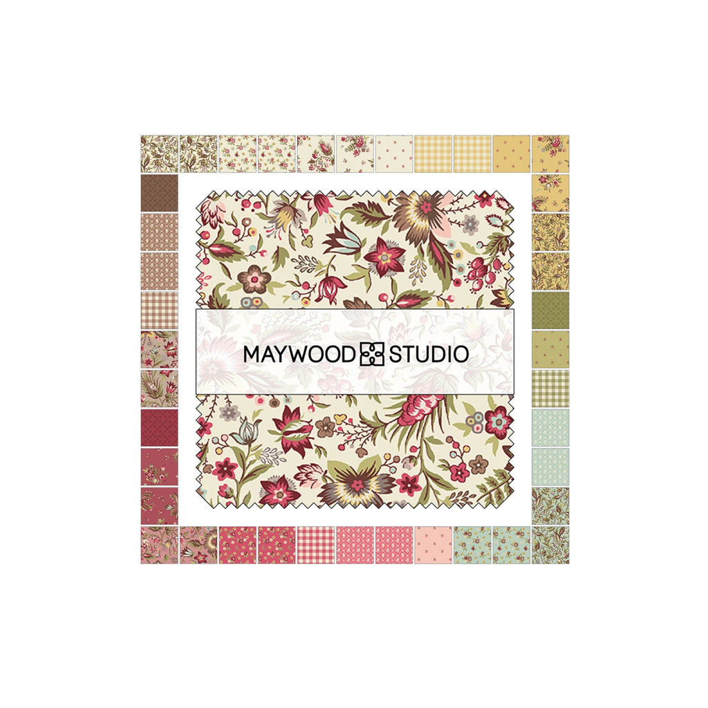 Maywood  - French Market - Jera Brandvig - Floral -5" squares - Charm Pack