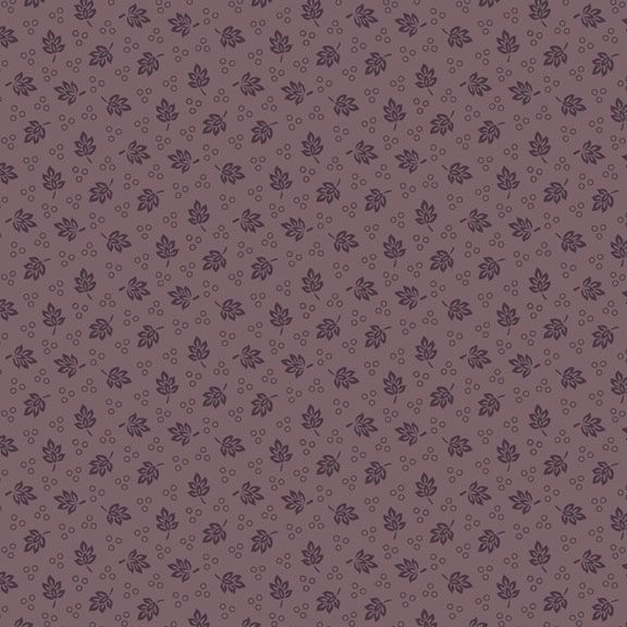 Plumberry Farms - Marcus - Pam Buda - Mauve Tossed Leaves - Mauve