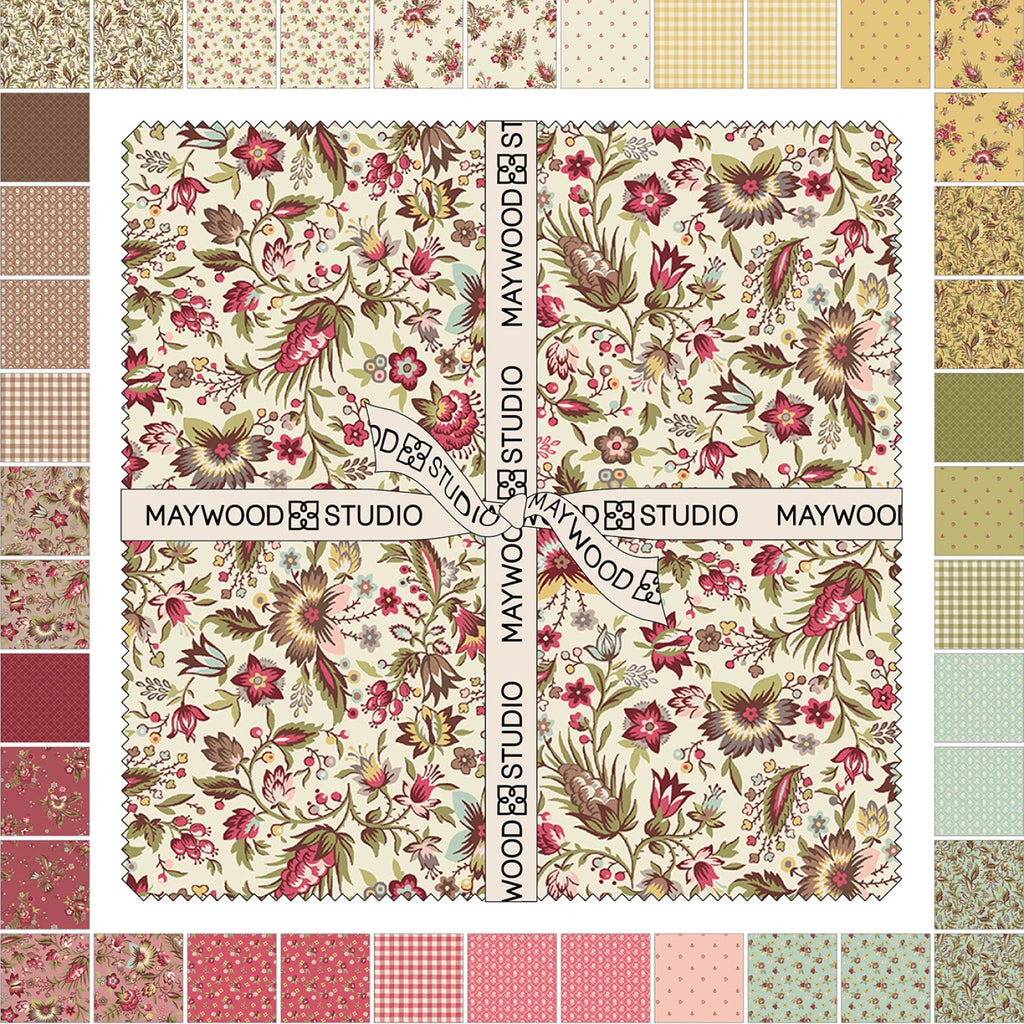 Maywood  - French Market - Jera Brandvig - Floral -10" Squares - Layer Cake
