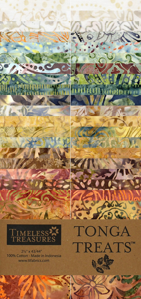 Tonga Batiks Windsong  Timeless Treasures  Win and a Prayer  2.5" Strips  Jelly Roll   Pre-Cuts