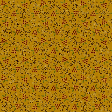 Scraps of Kindness Chocolate Dotted Diamonds Fabric – End of Bolt