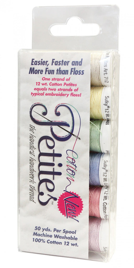 Petites 12wt Cotton Thread 6 Pack Spring # 712-02  Sulky of America