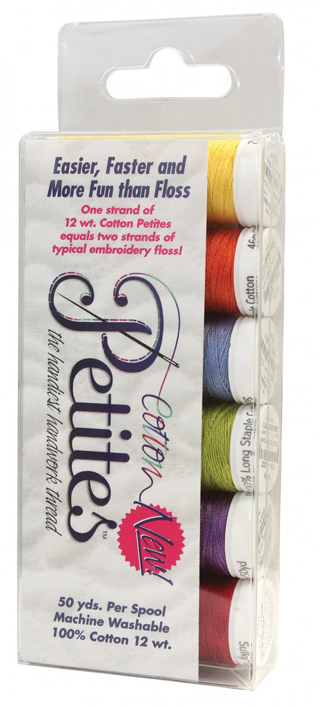 Petites 12wt Cotton Thread 6 Pack Summer # 712-03  Sulky of America  Thread