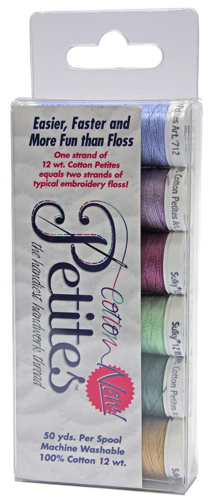 Petites 12wt Cotton Thread 6 Pack Rosewood Manor # 712-11  Sulky of America  Thread