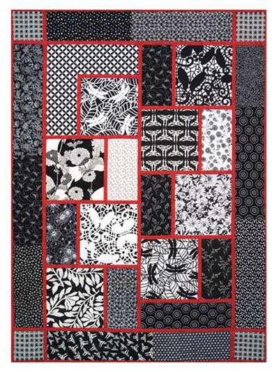 Big Block Quilt Pattern   Black Cat Creations  Minay Sirois