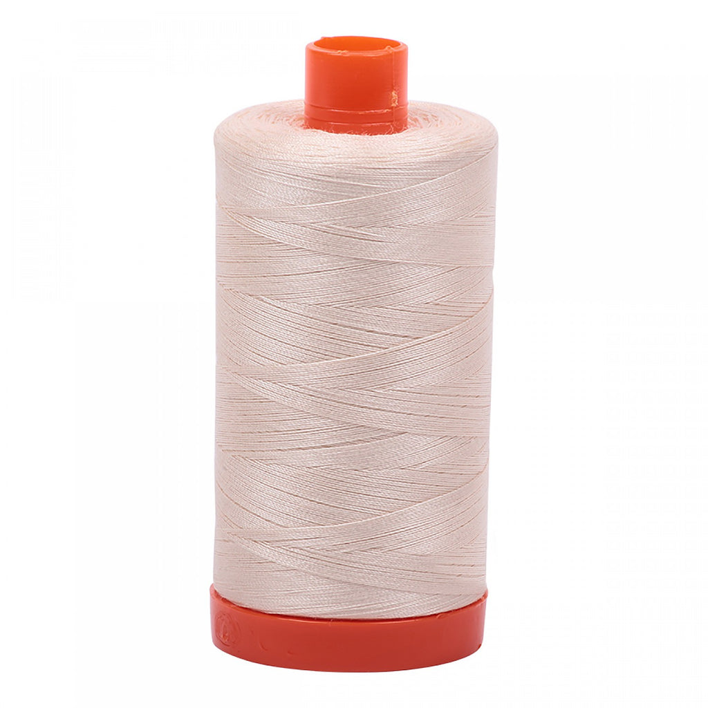 Mako Cotton Thread Solid 50wt 1422yds Light Sand # A1050-2000  Auriful USA  Thread