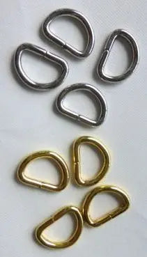 1 Inch Squared Metal D-Ring